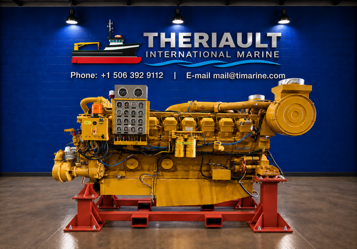 Good Used Caterpillar 3516 DITA 2200HP Diesel Marine Engine – Item # TIMHT839117
