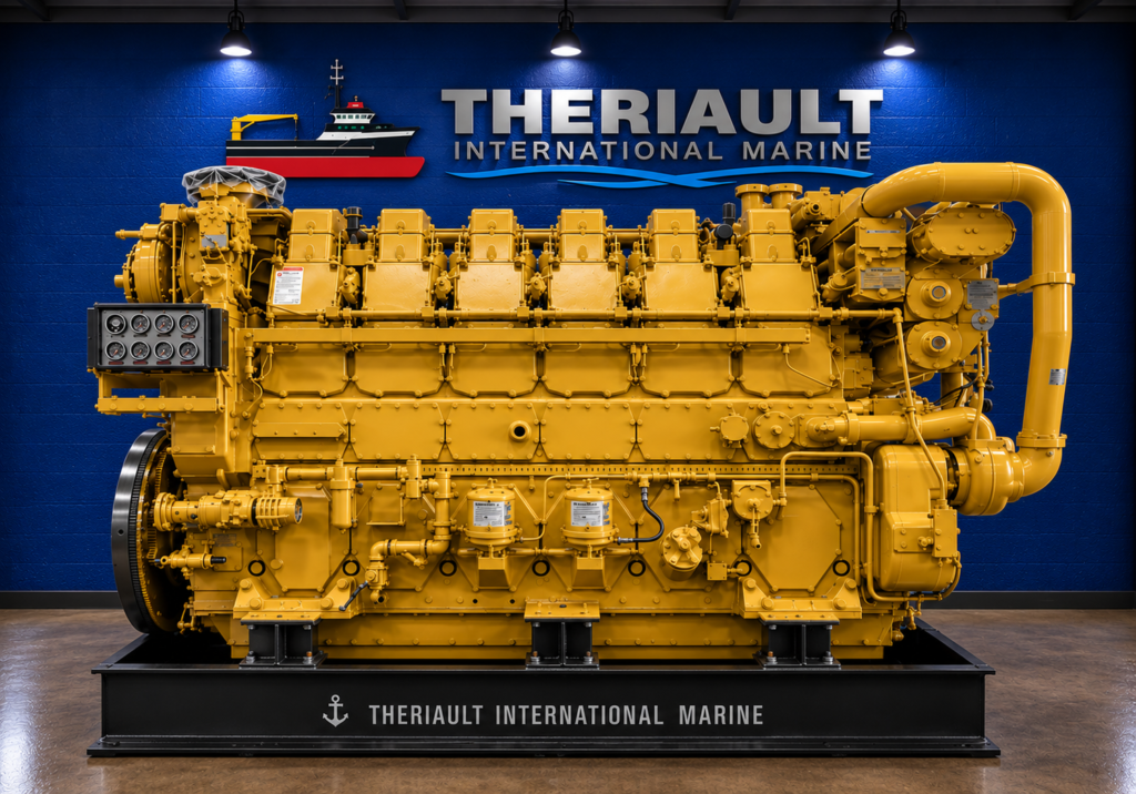 CATERPILLAR 3606 DITA MARINE PROPULSION ENGINE – 2,481 HP @ 988 RPM – 0 HOUR RECON – Item# TIMEW839743