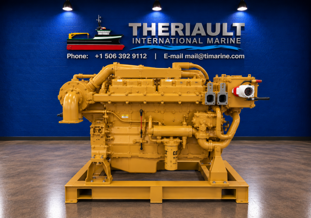 CATERPILLAR 3406 MARINE ENGINE – 400 HP @ 1,800 RPM – RECON – Item# TIMBH839669