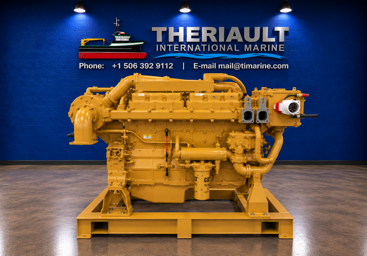 CATERPILLAR 3406 MARINE ENGINE – 400 HP @ 1,800 RPM – RECON – Item# TIMBH839669