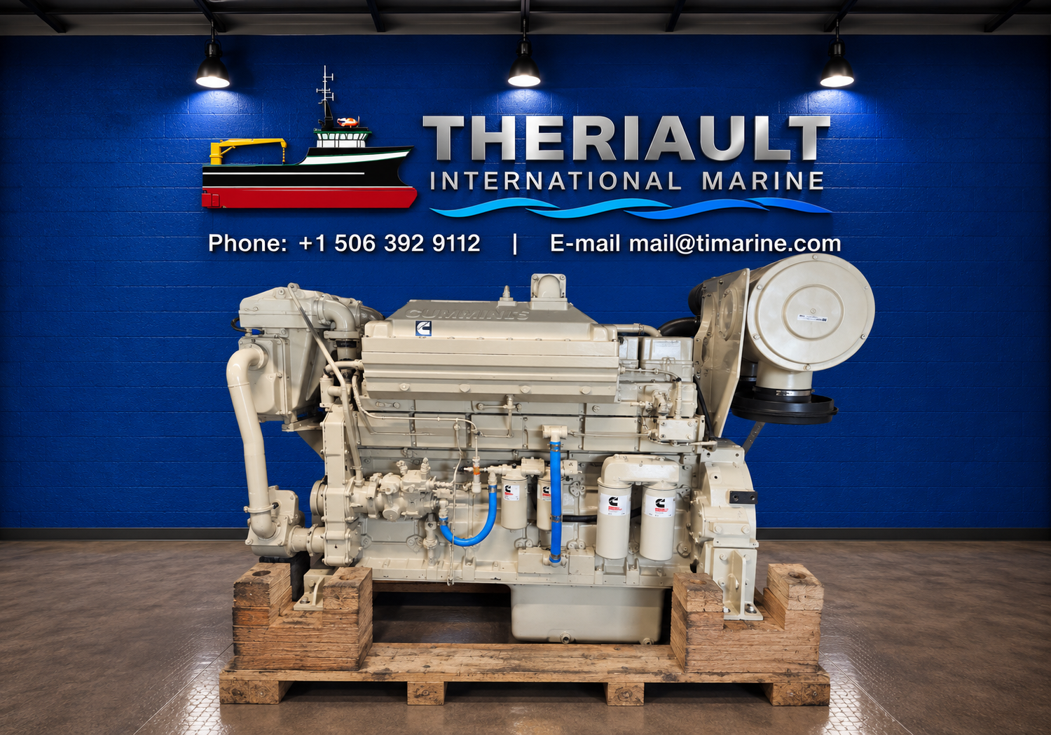 CUMMINS KTA19-M4 MARINE ENGINE – 700 HP @ 2,100 RPM – NEW SURPLUS – Item # TIMCP839118