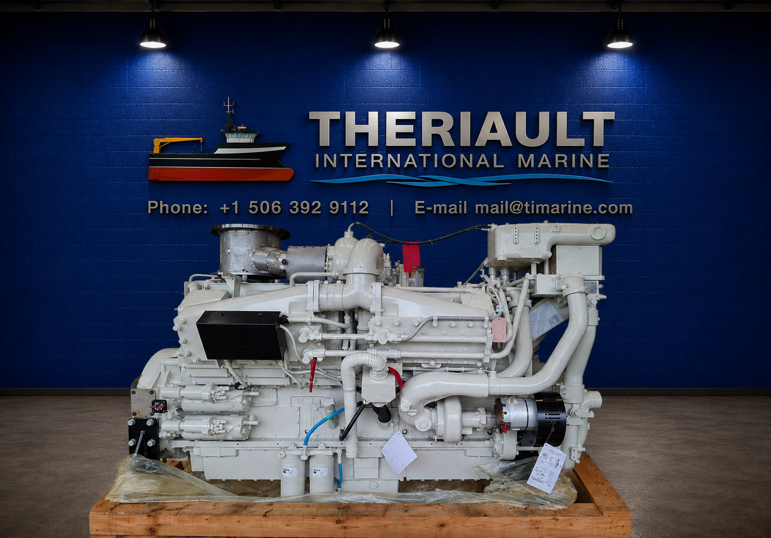 CUMMINS KTA38-M2 MARINE ENGINES – 1,300 HP @ 1800 RPM– NEW SURPLUS – Item # TIMCP839325
