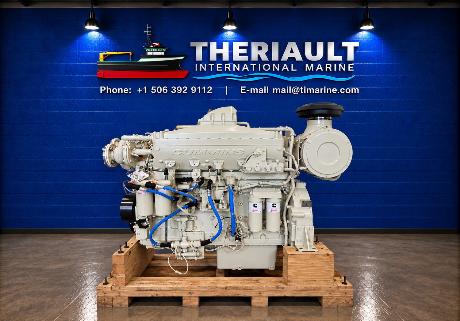 CUMMINS QSK19-M MARINE ENGINE – 800 HP @ 1800 RPM – NEW SURPLUS – Item # TIMCP839116
